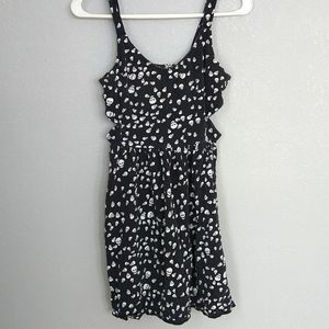 Derek Hart skull dress with side cutouts